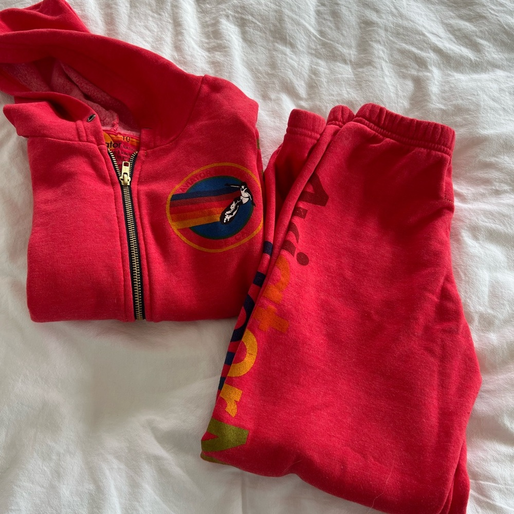 Aviator Nation Matching Set Hoodie and Sweatpants Size 10